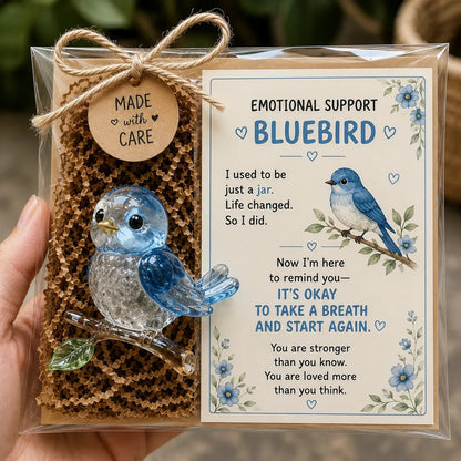 🌸🐝🦛 Emotional Support Glass Animal Gift Set – A Meaningful Little Reminder That You Matter 💕