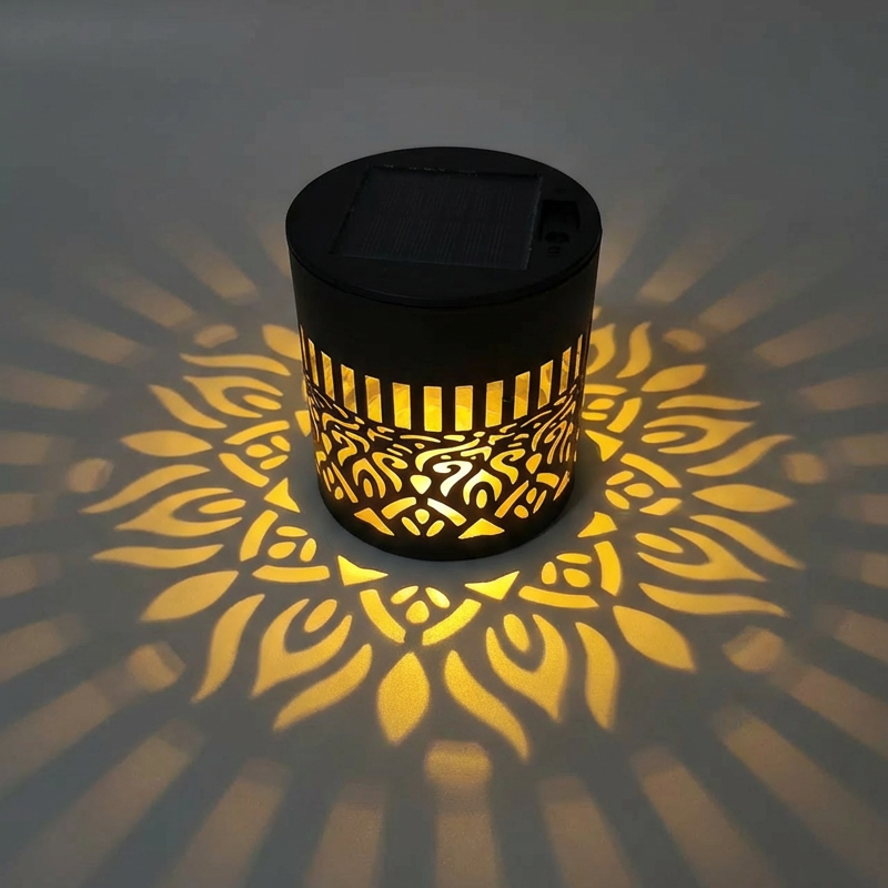 🌀💥Limited Sale Buy 1 Get 1 Free🌞💡Solar Mandala Wall Light Outdoor Garden Fence Projector Lamp Patio Ambient Decor